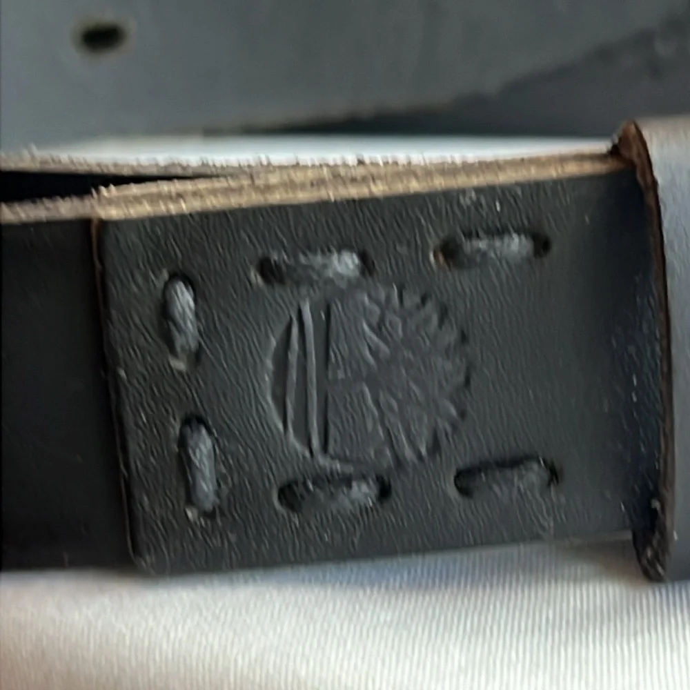 Timberland leather belt New Black New